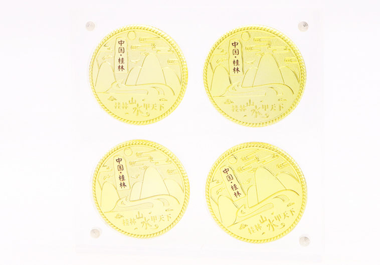 景區紀念幣定制，金屬紀念幣，紀念幣圖案印刷