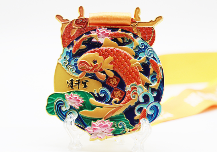 國風獎牌定制_浮雕印刷獎牌_獎牌設計